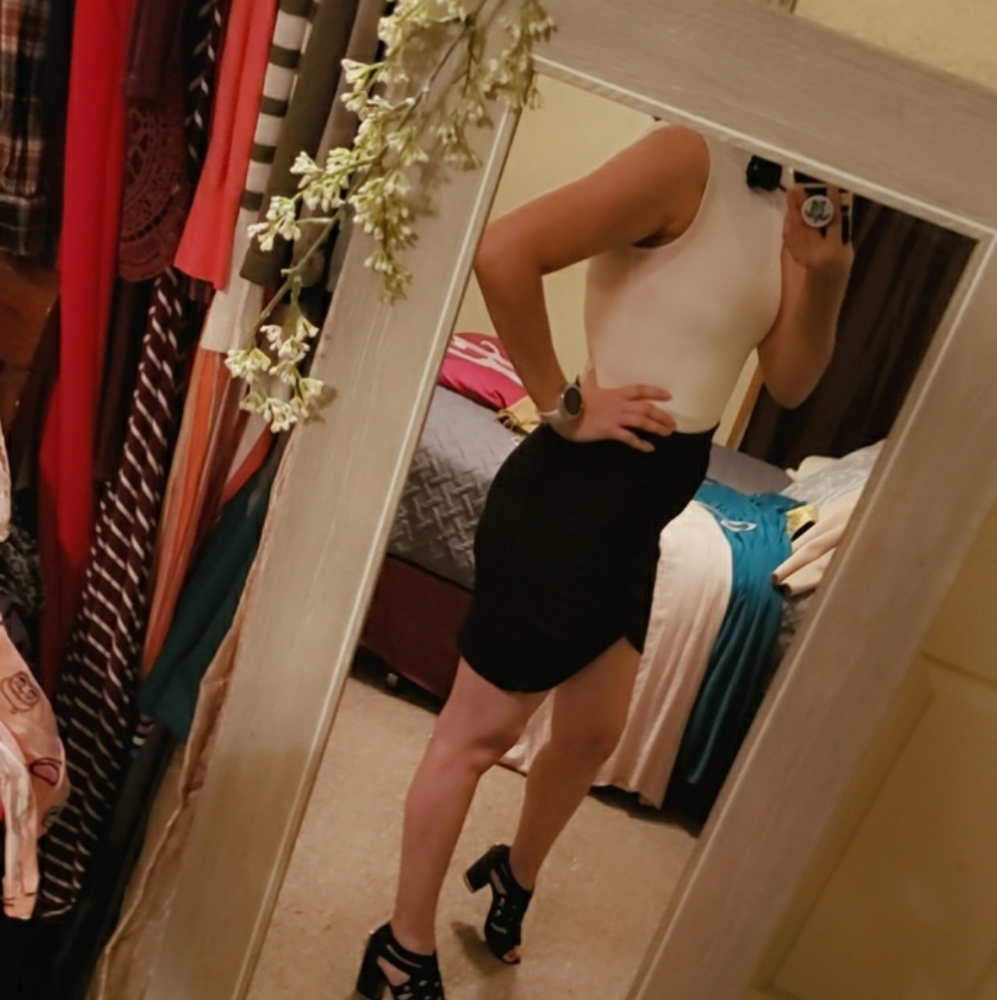 White cream bodysuit